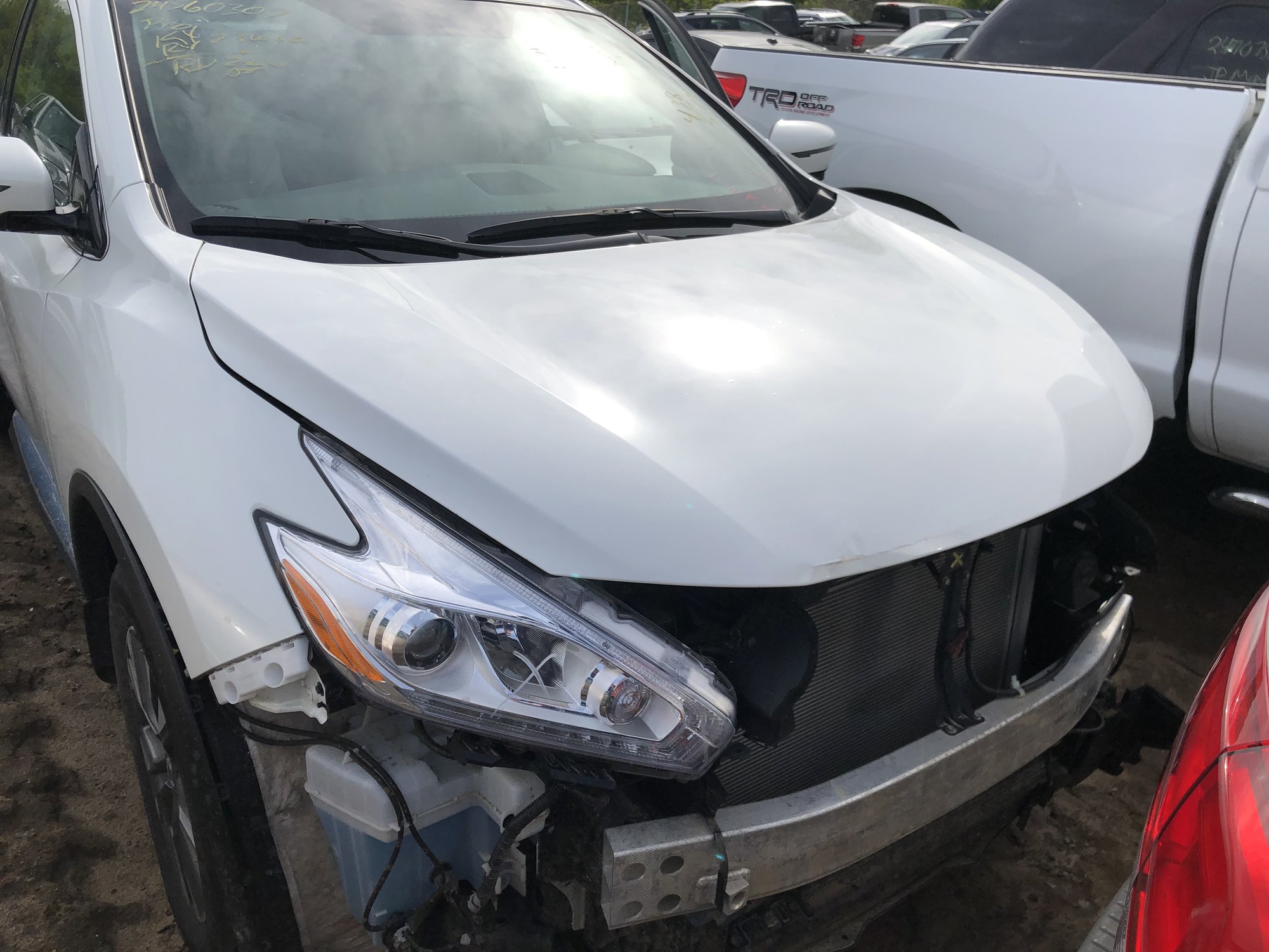 2017 Nissan Murano SL — Before repair, May 21, 2019 — front damage